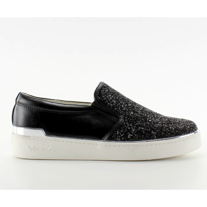 Tyylikäs tyylikäs slipony 788-26 Musta