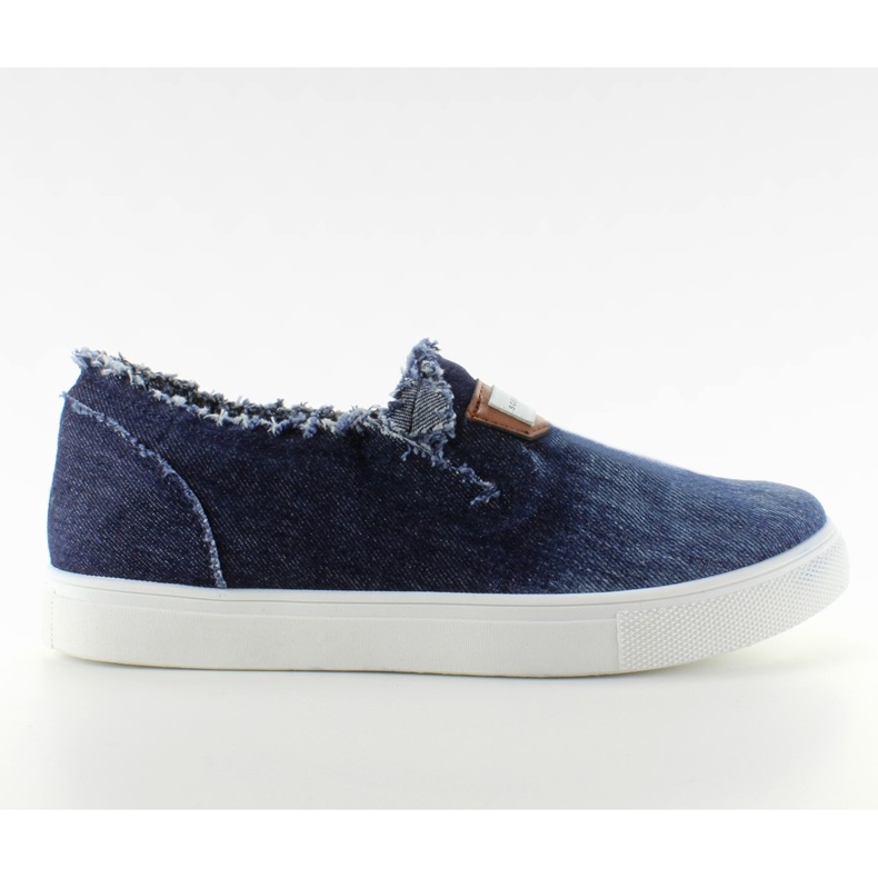 Denim-liukukappale NB22 Blue -laastarilla sininen