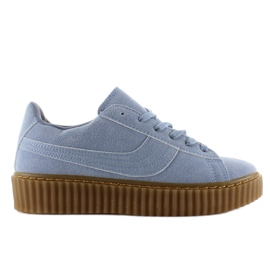 Suede creepers 8149 Blue sininen