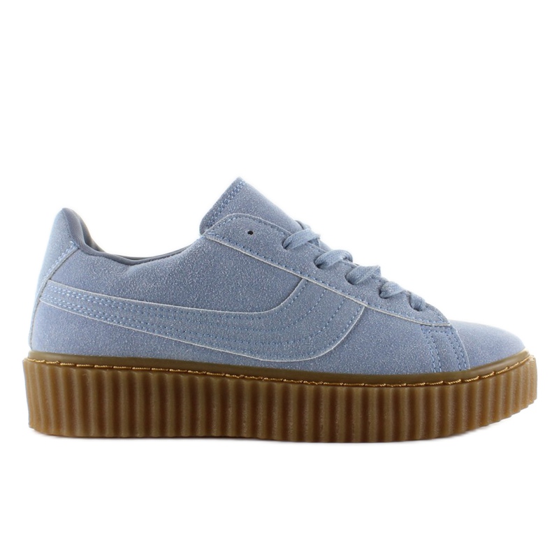 Suede creepers 8149 Blue sininen