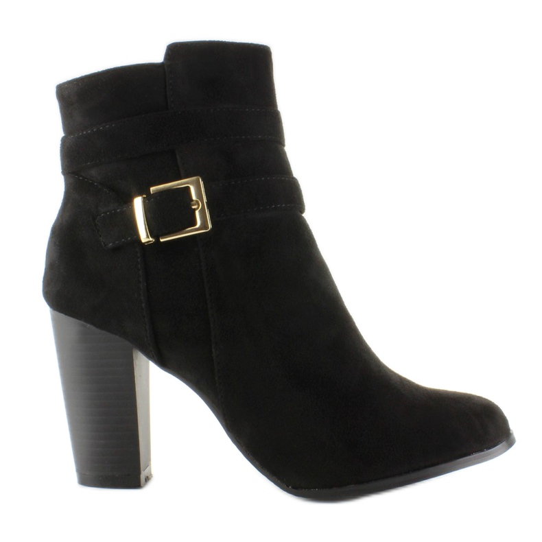 Mokkakorkoiset saappaat SQ06 Musta