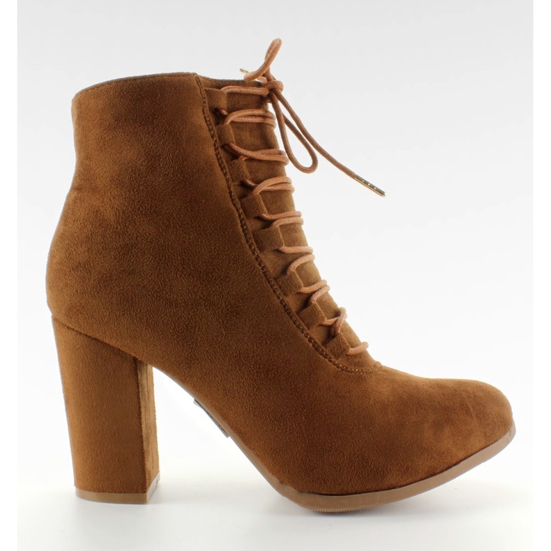 Mokkanaappaat NC16 leveä kantapää Camel ruskea