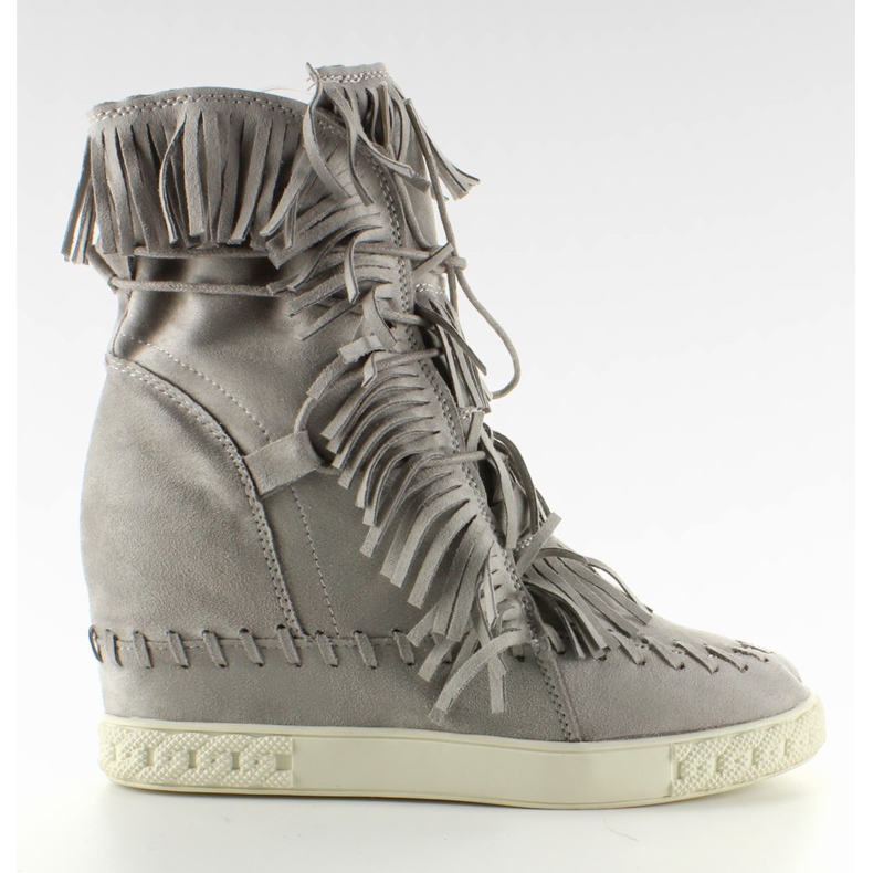 Mokkanahka lenkkarilla BL-10 L. Harmaa