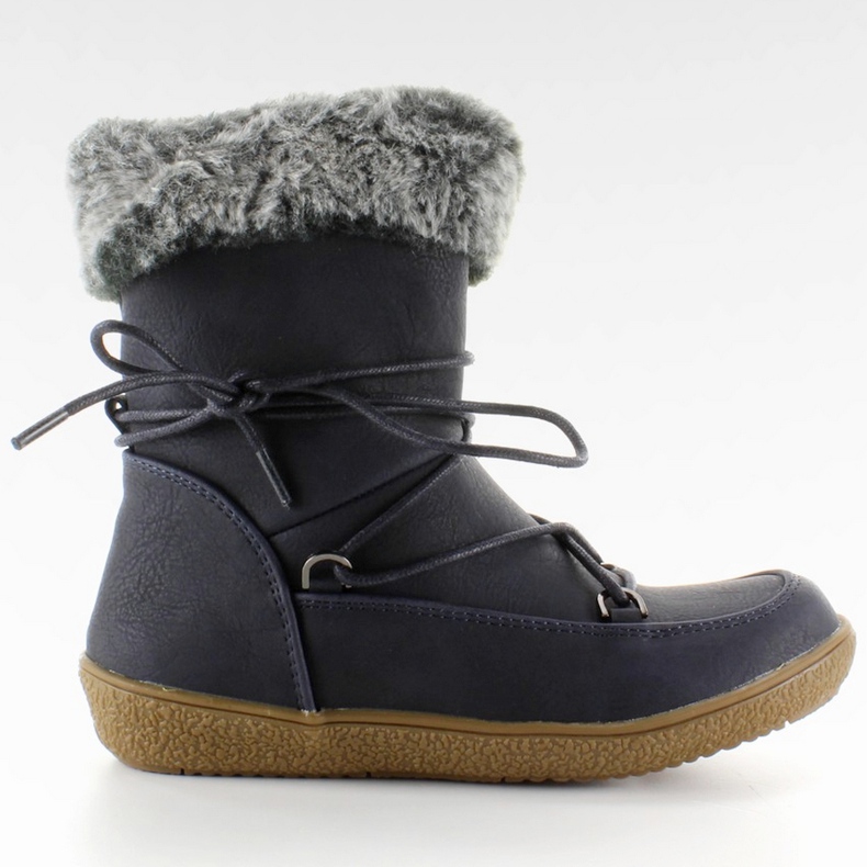 Puolet saappaat lapsille, joilla on Marino-turkis laivastonsininen