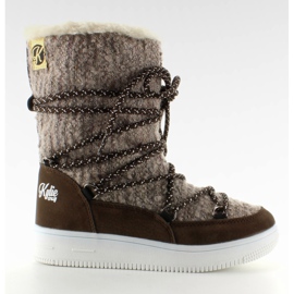 Lasten eskimo-lumisaappaat Taupe ruskea