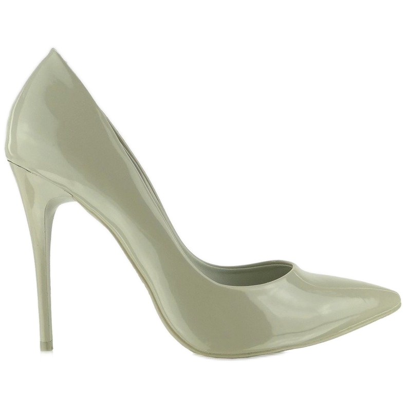 Sileät lakatut nastat E396 Oliivi monivärinen vihreä