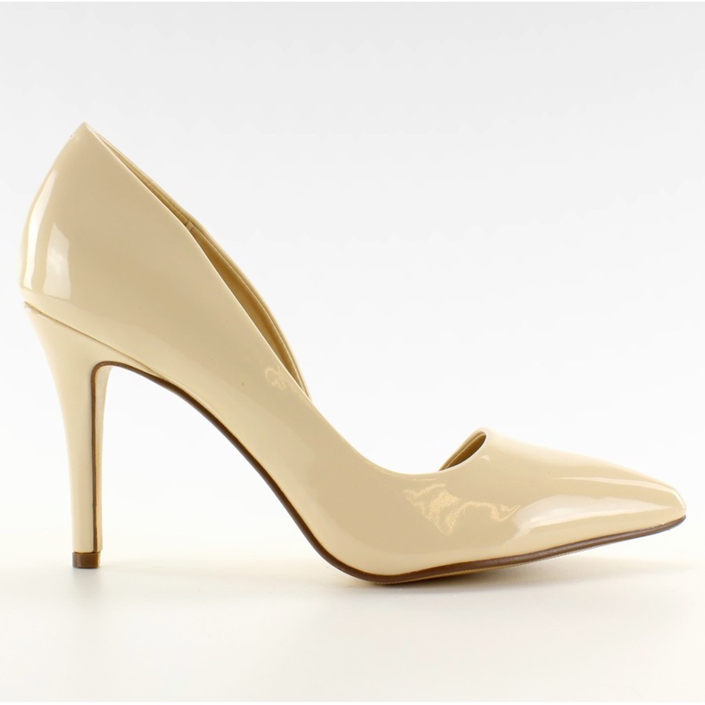 Pastellisymmetriset korkokengät C26P Beige