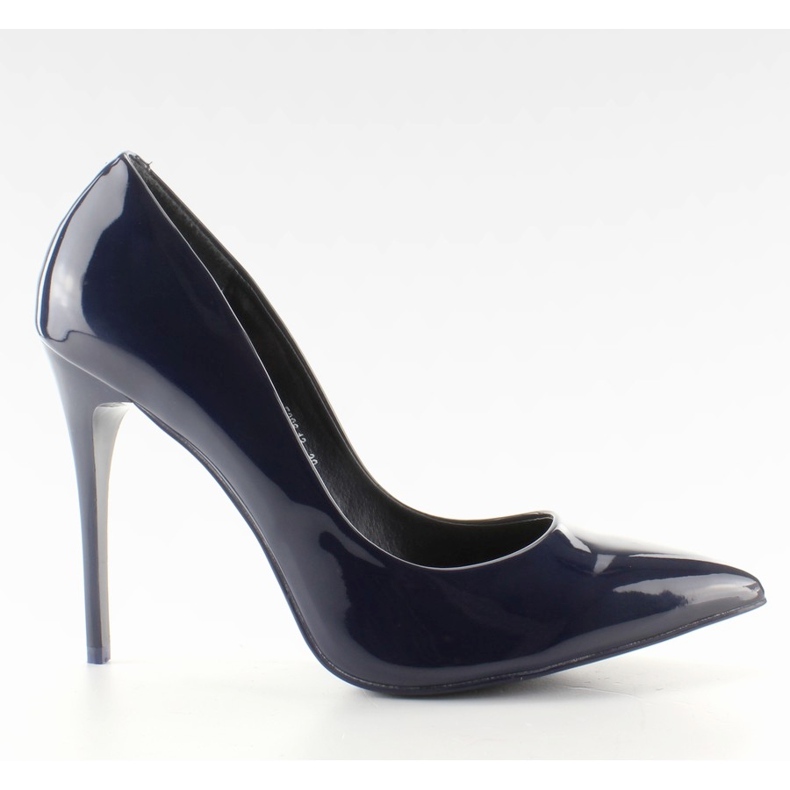 Sileälakatut korkokengät E396 Navy laivastonsininen