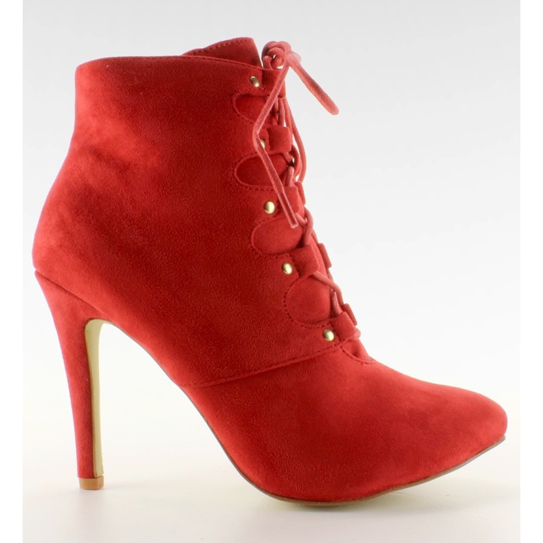 Lace-up korkokengät H253 Punainen