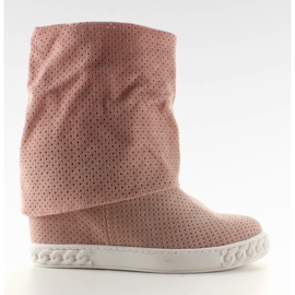 Openwork casadejki taitettava ylempi vaaleanpunainen Openwork casadejki taitettava ylempi vaaleanpunainen