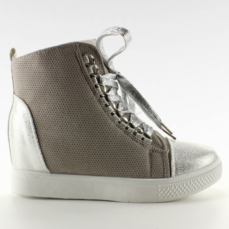 Tennarit ketjuilla R72 Harmaa3 / Hopea