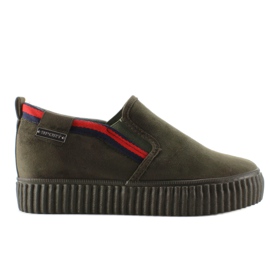 Creepersy Slipony Stripes 2018-47 Black Gren vihreä