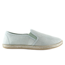 Slip-on espadrillit glamour JX16 Green vihreä