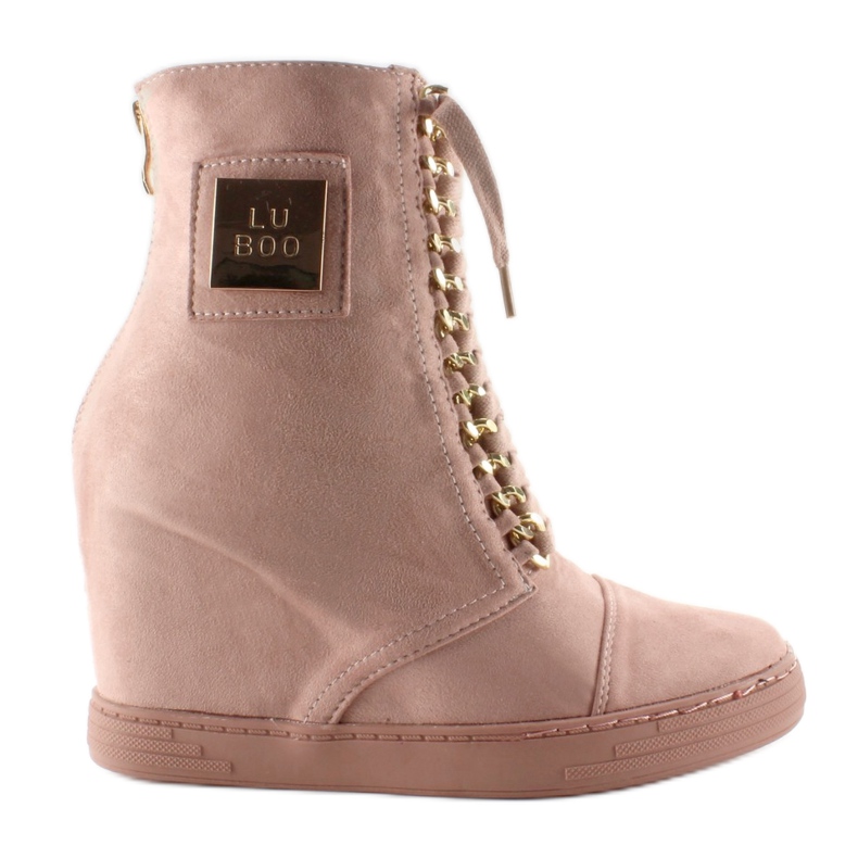 Nauhalliset lenkkarit B-2 Pink -levyllä vaaleanpunainen