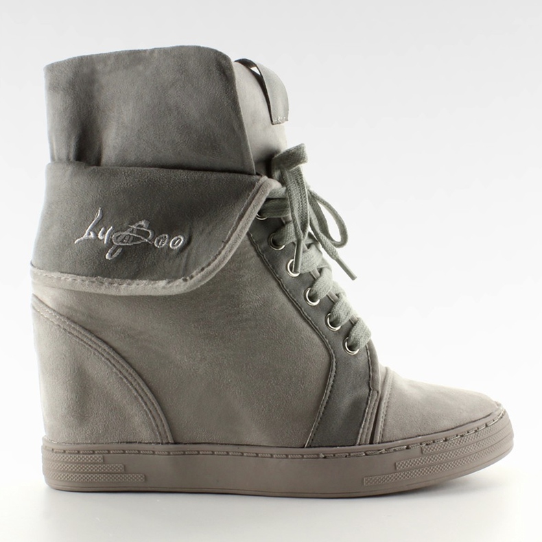 Suede-tennarit B12-22 Harmaa