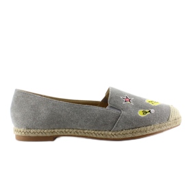 Espadrillit JH21p harmailla laitteilla harmaa