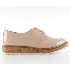 Mokassiinit, joiden sisäpuoli on nahkaa 7153 Pink vaaleanpunainen