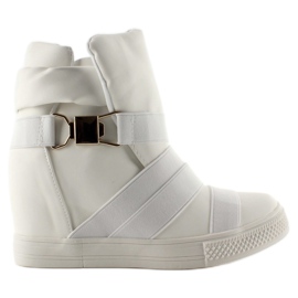 Kuminauhalliset tennarit AF24 Valkoinen