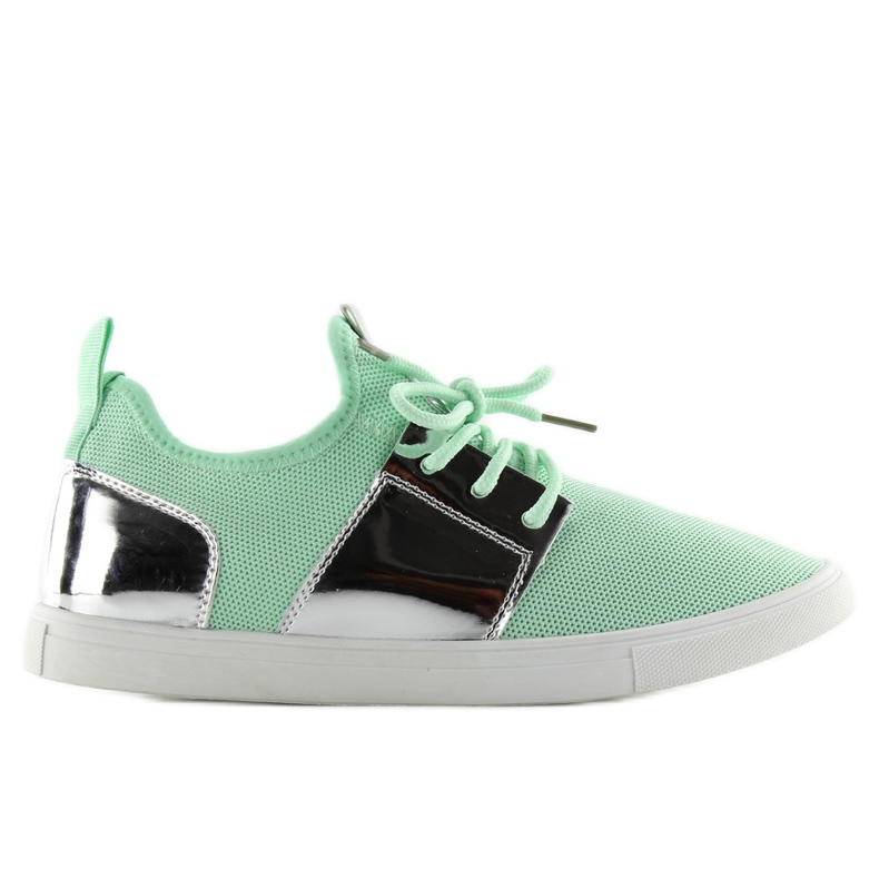 A-120 GREEN / SILVER ilmavat urheilukengät vihreä