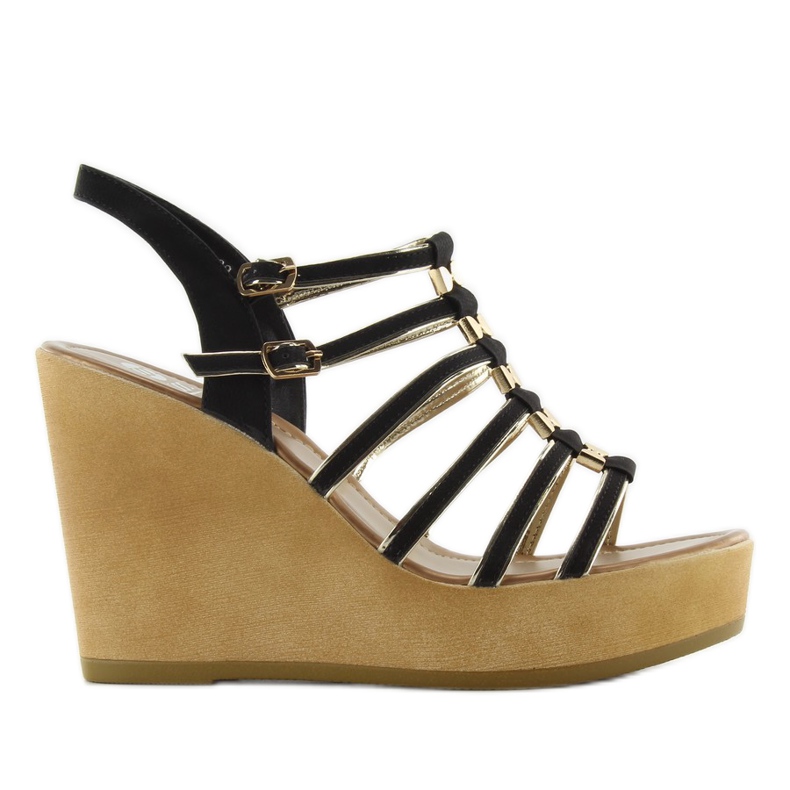 Sandaalit kiilassa GM-5032 mustat