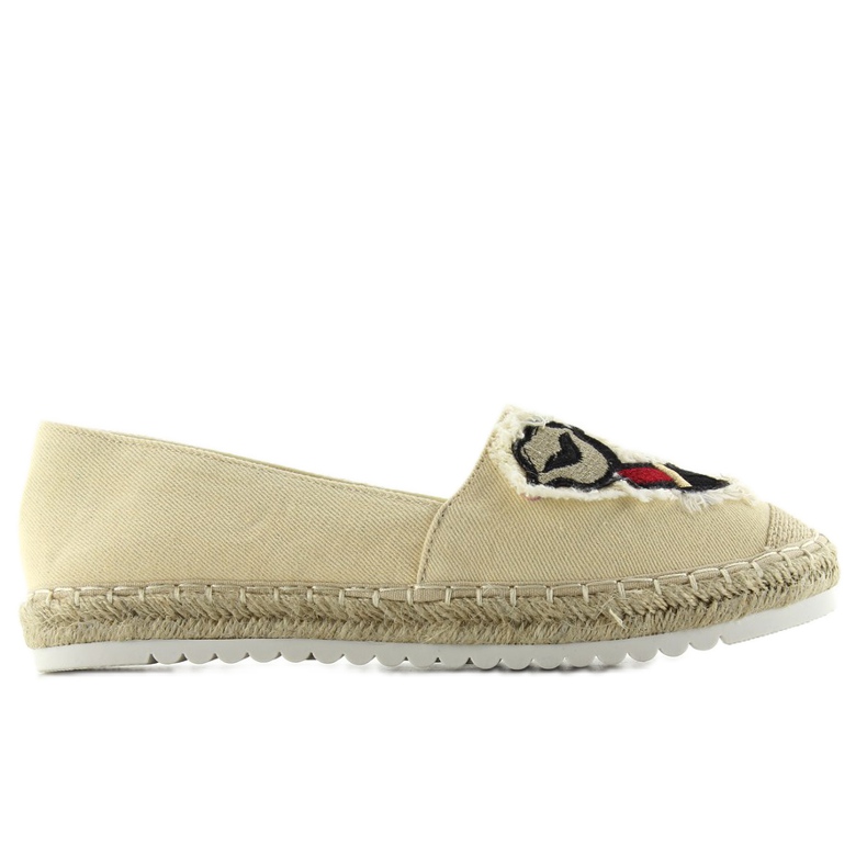 Espadrillit huulilla F169-28 beige