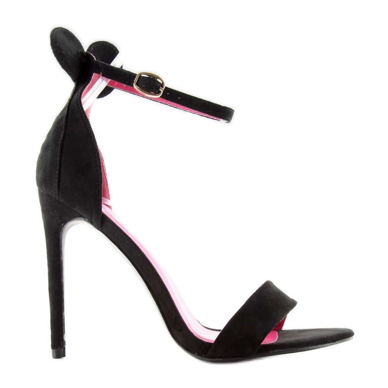 Sandaalit korkokengossa Mickey 1900 musta