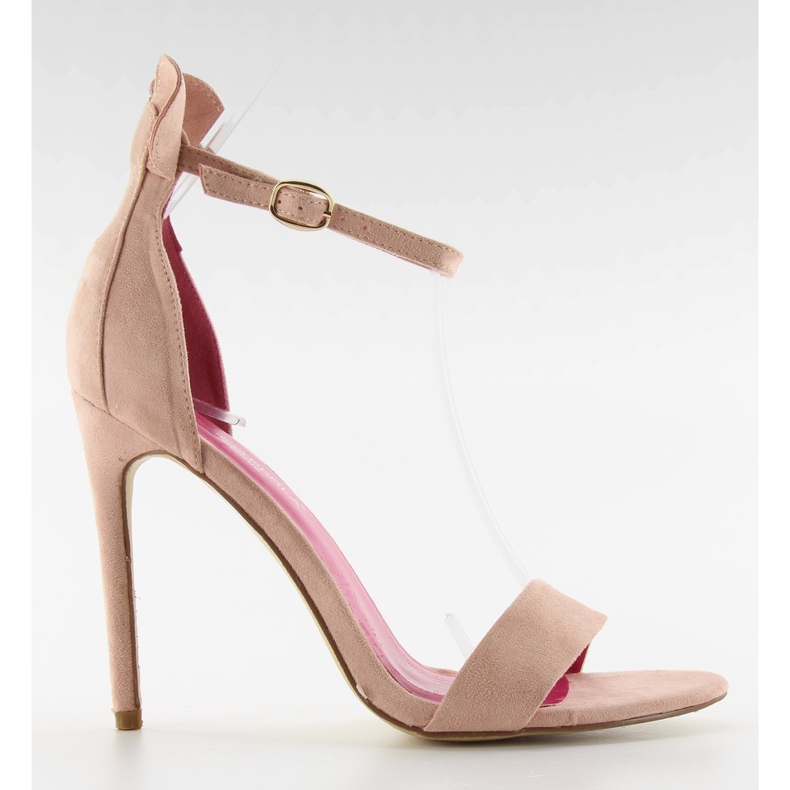 Sandaalit Mikki 1900 nousi kantapäälle vaaleanpunainen