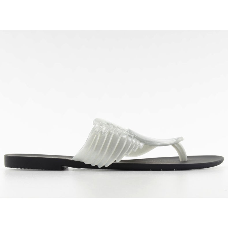 Meliski Lentävä sydän KM116 BLACK / SILVER valkoinen