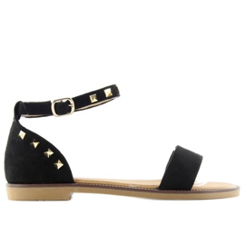 Sandaalit nilkan nappeilla s51 musta