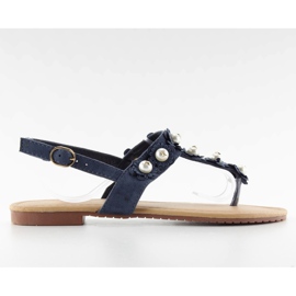 Flip-flop-sandaalit helmillä D-6541 laivastonsininen tummansininen