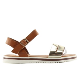 Sandaalit, joissa nilkkakiinnitys 7L151 ruskea Sandaalit, joissa nilkkakiinnitys 7L151 ruskea