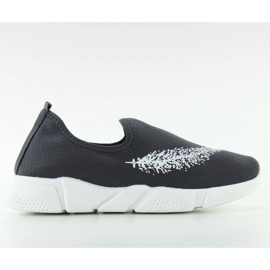 FC220 harmaa sulka lenkkarit