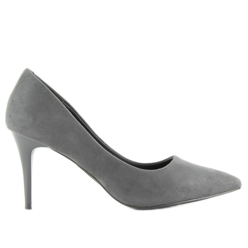 Stilettot mukavassa kantapää harmaassa LL-88p Grey