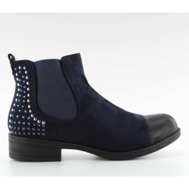JAX3251 siniset Jodhpur-saappaat nastoilla tummansininen