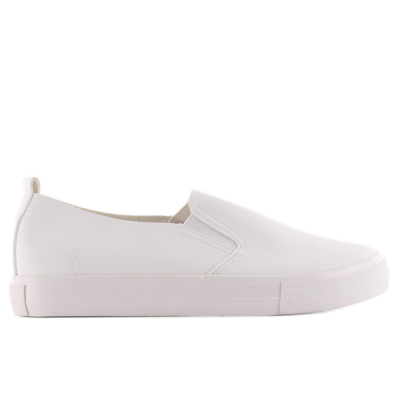 2018-56 valkoiset slip-on lenkkarit valkoinen