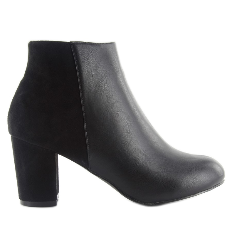 Naisten korkeakorkoiset saappaat tr-8h8597-1 mustat