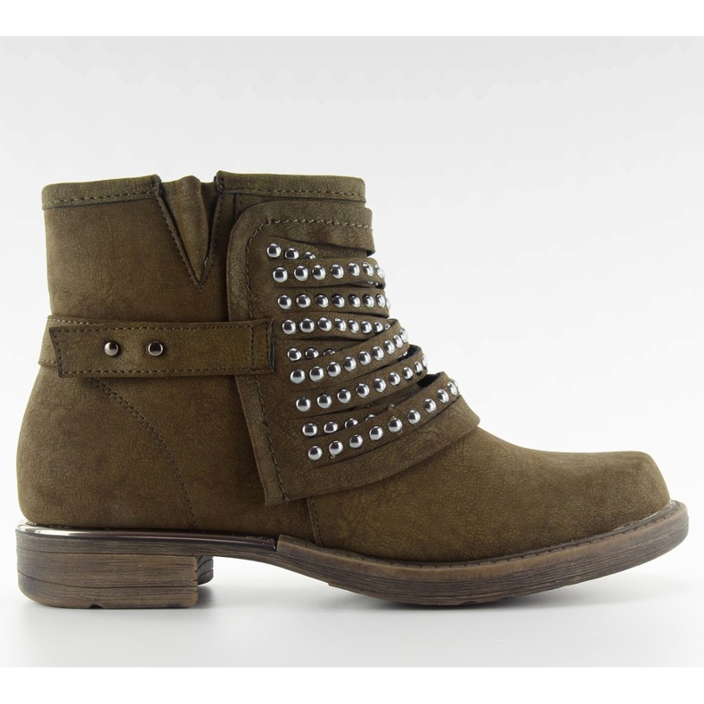 Sotilaalliset saappaat 888-2 khaki vihreä