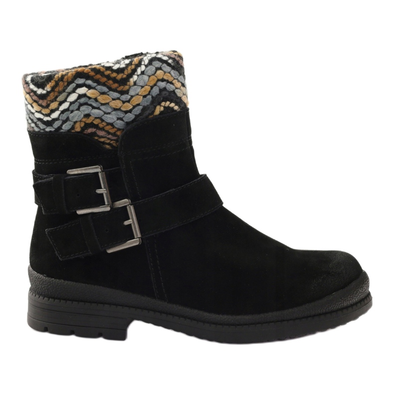 Nahkaeristetyt työntekijät Filippo 392 musta