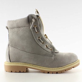 Harmaa mokkanahka Balman-takit 2051 Harmaa