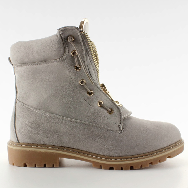 Harmaa mokkanahka Balman-kengät