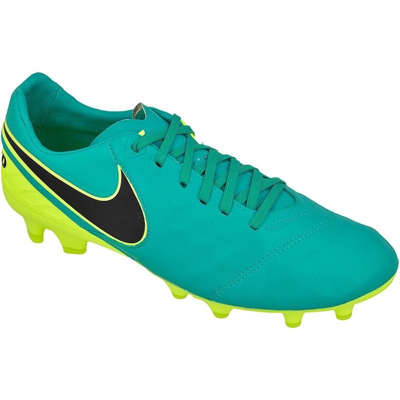 Nike Tiempo Legacy Ii Fg M 819218-307 jalkapallokengät tummansininen, vihreä, keltainen sininen