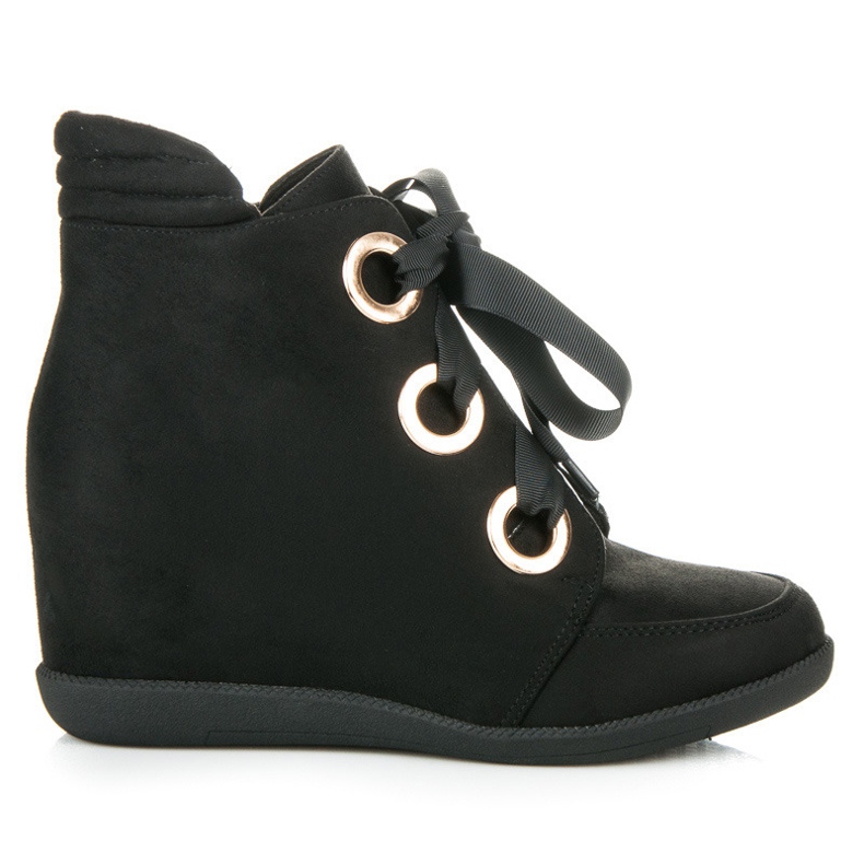 Kylie Nauhanauhalliset nilkkurit musta