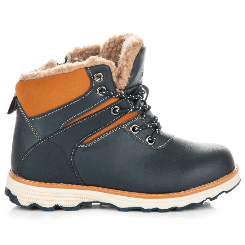 Arrigo Bello Lämpimät vetoketjut vetoketjulla sininen