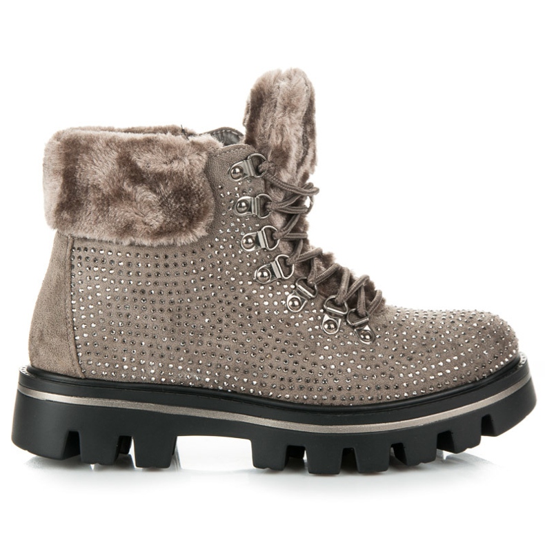 Kylie Tyylikkäät saappaat suojalla ruskea