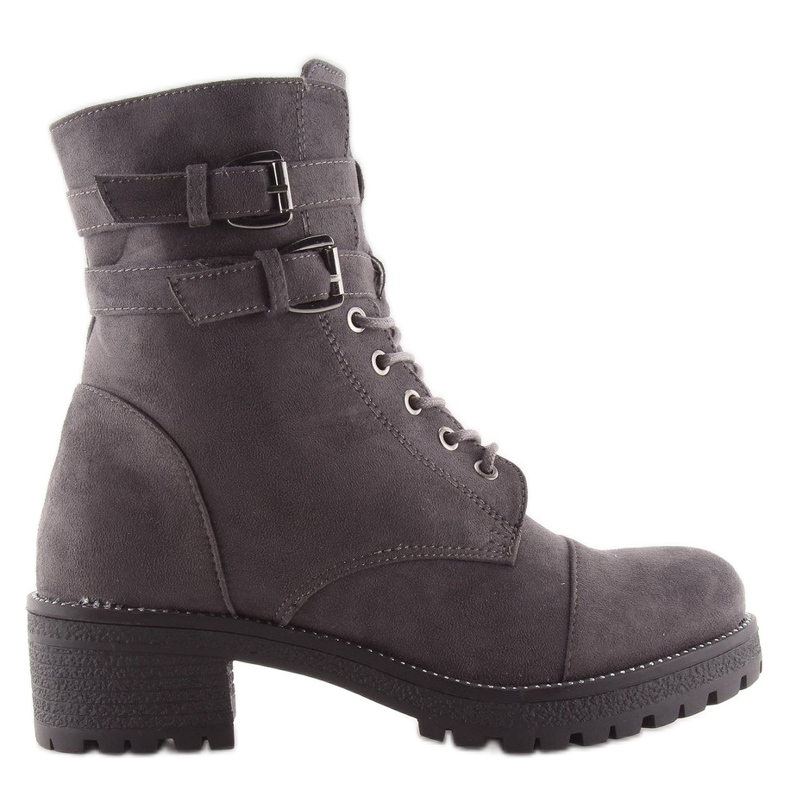 Harmaa Boots Workery Suede harmaa TS10 Harmaa