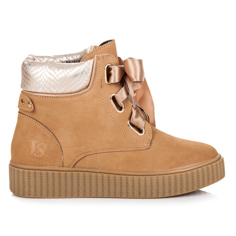 Vices Kiinnitettävät köynnöshousut ruskea