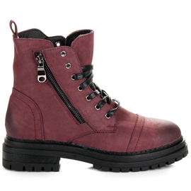 Vices Maroon Workers matalakorkokengissä punainen Vices Maroon Workers matalakorkokengissä punainen