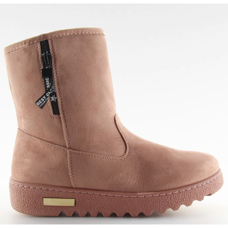 Naisten lumikengät pinkki AN-111 pinkki vaaleanpunainen