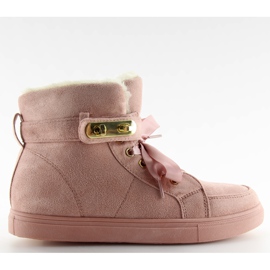 Eristetyt naisten lenkkarit vaaleanpunainen vaaleanpunainen