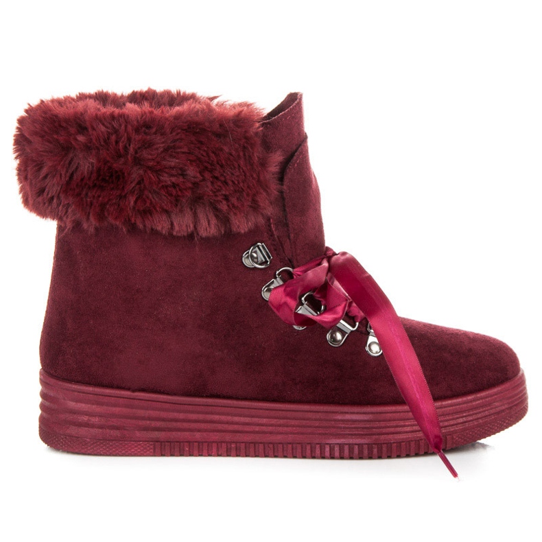 Bello Star Bordo Trappers Nauhalla sidottu punainen